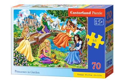 Puzzle 70 Princess in Garden CASTOR. Wydawca: Castorland. SmakLiter.pl Opakowanie Puzzle 70 Princess in Garden CASTOR