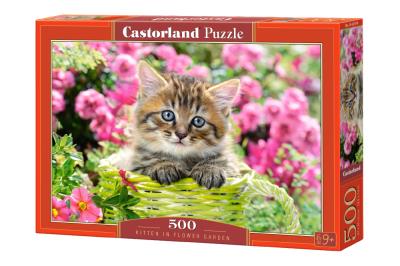 Opakowanie Puzzle Kitten In Flower Garden 500
