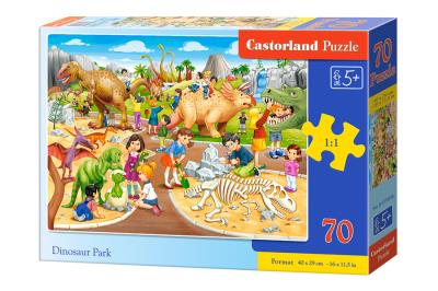 Puzzle premium Dinosaur Park 70. Wydawca: Castorland. SmakLiter.pl Opakowanie Puzzle premium Dinosaur Park 70