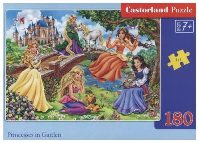 Puzzle Princesses in Garden 180. Wydawca: Castorland. SmakLiter.pl Opakowanie Puzzle Princesses in Garden 180
