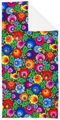 Opakowanie Ręcznik - łowicki czarny 70x140 cm FOLKSTAR