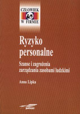 RYZYKO PERSONALNE. Autor: Lipka Anna. SmakLiter.pl Okładka książki RYZYKO PERSONALNE