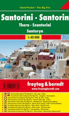 Santorini 1:40 000. Wydawca: Freytag&berndt. SmakLiter.pl Opakowanie Santorini 1:40 000