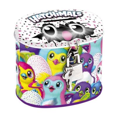 Skarbonka metalowa owalna Hatchimals. Wydawca: Starpak. SmakLiter.pl Opakowanie Skarbonka metalowa owalna Hatchimals