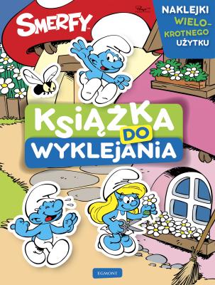 Okładka książki Smerfy. Książka do wyklejania