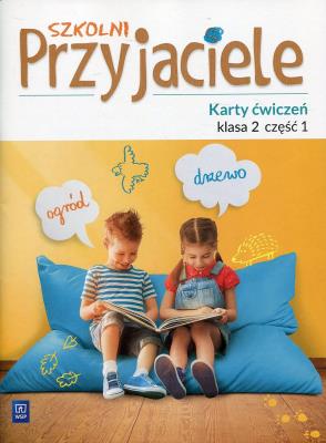 Okładka książki Szkolni Przyjaciele 2 Karty ćwiczeń Część 1