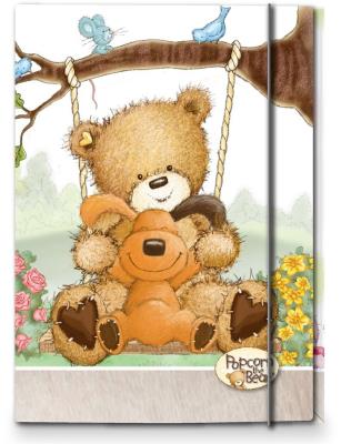 Opakowanie Teczka A4 z gumką Popcorn Bear