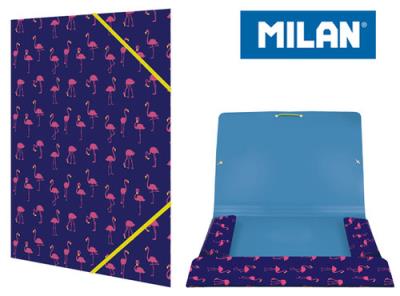 Opakowanie Teczka MILAN A4 cienka z gumką FLAMING
