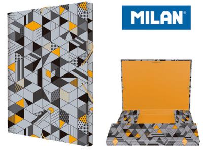 Opakowanie Teczka MILAN A4 gruba z gumką CUBE