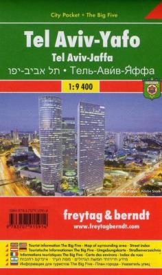 Tel Awiw-Jafa 1:9 400. Wydawca: Freytag&berndt. SmakLiter.pl Opakowanie Tel Awiw-Jafa 1:9 400