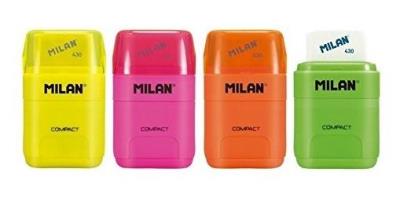 Opakowanie Temperówko-gumka Compakt Fluo blister MILAN