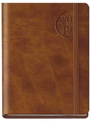 Opakowanie Terminarz 2019 A5 Flex - z gumką brązowy