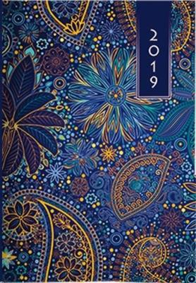 Opakowanie Terminarz 2019 A5 Kolorowy - kwiaty