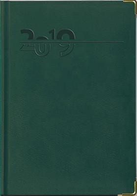 Opakowanie Terminarz 2019 A5 Lux - złocony zielony