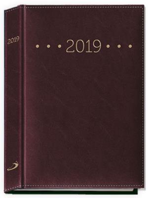 Opakowanie Terminarz 2019 A5 Madrid - bordowy