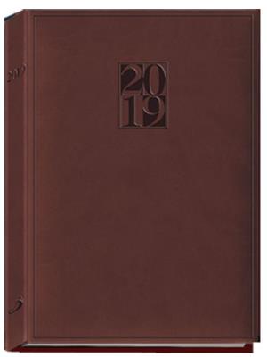 Opakowanie Terminarz 2019 A5 Print - bordowy