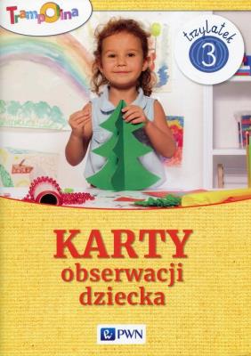 Okładka książki Trampolina. Karty obserwacji dziecka 3-latek PWN