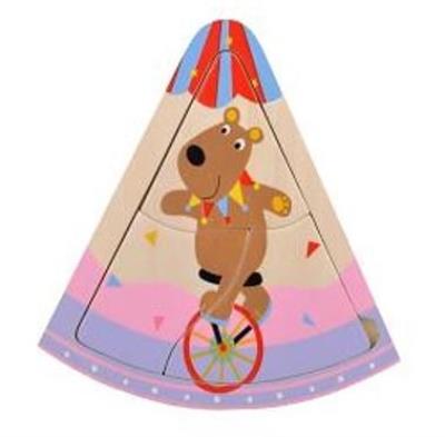 Opakowanie Układanka drewniana cyrk misiu