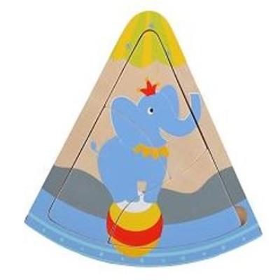 Opakowanie Układanka drewniana cyrk słonik