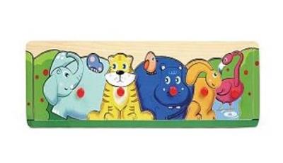 Opakowanie Układanka drewniana zwierzęta