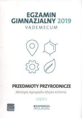 Okładka książki Vademecum 2019 GIM Przedmioty przyrod. cz.2 OPERON