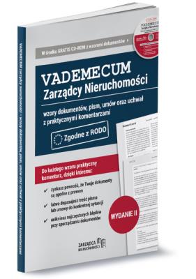 Vademecum Zarządcy Nieruchomości 2018 Wzory dokumentów pism umów wniosków z komentarzem. Autor: Czajkowska-Matosiuk Katarzyna, Puch Paweł, Sarna Marcin, Substyk Michał. SmakLiter.pl Okładka książki Vademecum Zarządcy Nieruchomości 2018 Wzory dokumentów pism umów wniosków z komentarzem