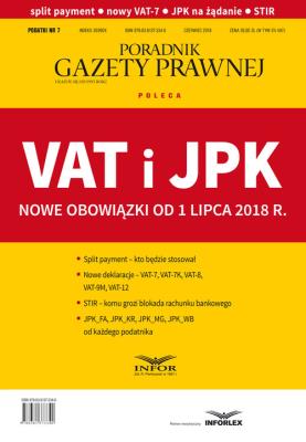Opakowanie VAT i JPK nowe obowiązki od 1 lipca 2018 r.