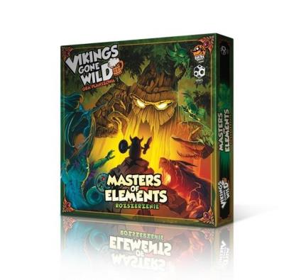 Vikings gone wild- Masters of Elelments. Wydawca: Games Factory Publishing. SmakLiter.pl Opakowanie Vikings gone wild- Masters of Elelments