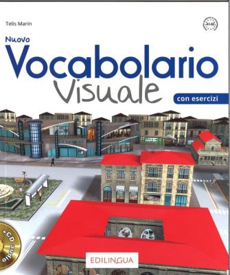Vocabolario Visuale Nuovo podręcznik + CD. Autor: Marin Telis. SmakLiter.pl Okładka książki Vocabolario Visuale Nuovo podręcznik + CD