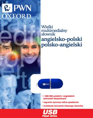 Wielki multimedialny słownik angielsko-polski polsko-angielski PWN-Oxford na pendrive. Autor:   Praca zbiorowa. SmakLiter.pl Okładka książki Wielki multimedialny słownik angielsko-polski polsko-angielski PWN-Oxford na pendrive