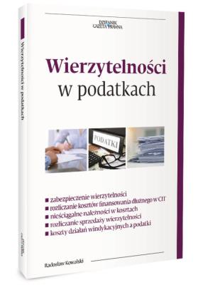 Okładka książki Wierzytelności w podatkach