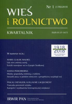 Opakowanie Wieś i rolnictwo 2018/1