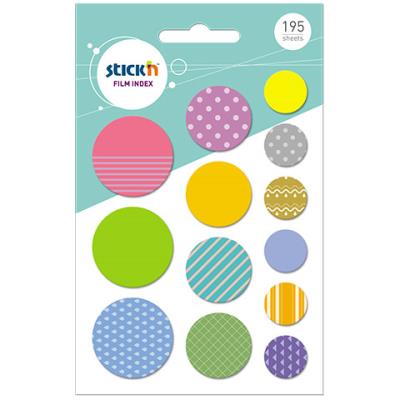 Okładka książki Zakładki indeksujące - koła op. 192szt