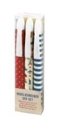 Zestaw 3 długopisów - Podróże. Wydawca: Moses. SmakLiter.pl Opakowanie Zestaw 3 długopisów - Podróże