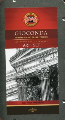 Opakowanie Zestaw kreślarski metalowy Gioconda 10 elementów