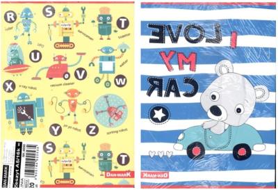 Opakowanie Zeszyt A5/16k linia podwójna mix (20szt)