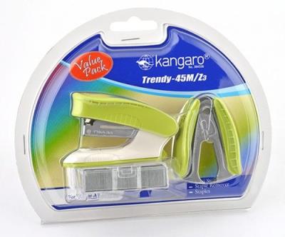 Opakowanie Zszywacz Trendy-45M/Z3 + zszywki i rpzszywacz zielony