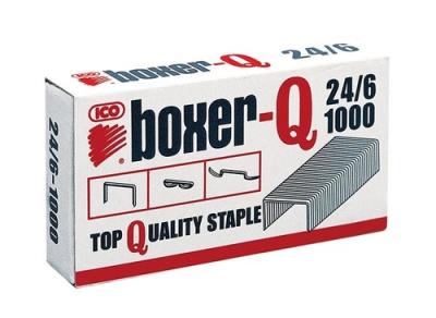 Opakowanie Zszywki ICO Boxer 24/6 galwanizowane 1000 sztuk