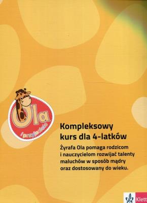 Okładka książki Żyrafa Ola  i przyjaciele Kompleksowy kurs dla 4-latków