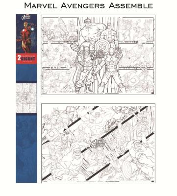 Opakowanie AVENGERS KOLOROWANKI GIGANT