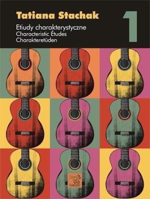 Etiudy charakterystyczne vol. 1. Autor: Tatiana Stachak. SmakLiter.pl Okładka książki Etiudy charakterystyczne vol. 1