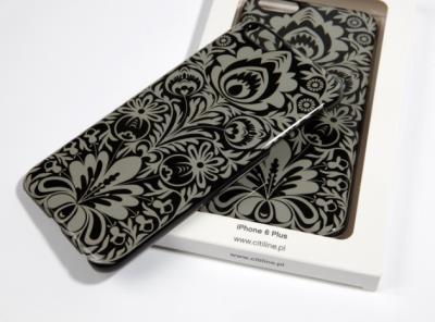 Opakowanie ETUI IPHONE 6 PLUS SZARY CZARNY