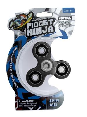 Opakowanie FIDGET SPINNER METALOWY CZARNY YO371 