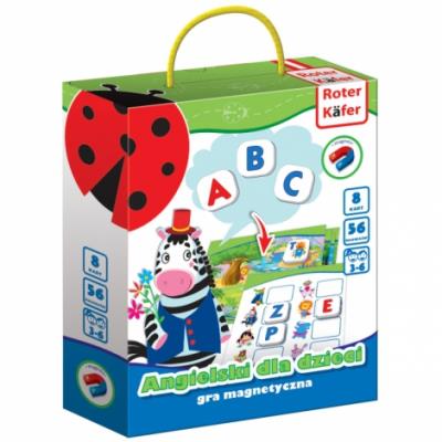 Opakowanie GRA MAGNETYCZNA ANGIELSKI DLA DZIECI RK2201-07