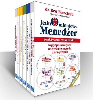 Jednominutowy Menedżer. Zestaw 6 książek audio CD - Audiobook. Autor: Ken Blanchard. SmakLiter.pl Okładka książki Jednominutowy Menedżer. Zestaw 6 książek audio CD - Audiobook