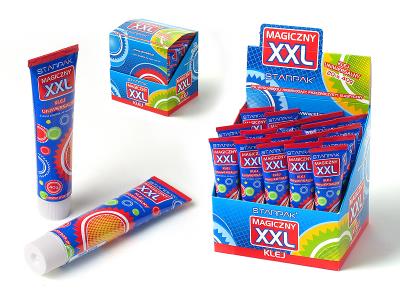 KLEJ MAGICZNY XXL 40G TUBA. Wydawca: Starpak. SmakLiter.pl Opakowanie KLEJ MAGICZNY XXL 40G TUBA
