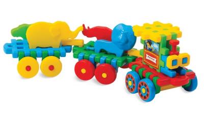 Opakowanie KLOCKI WAFFLE KONSTRUKCYJNE 41 POCIĄG MARIO