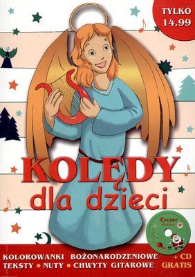 KOLĘDY DLA DZIECI ANIOŁEK + CD. Autor: Opracowanie zbiorowe. SmakLiter.pl Okładka książki KOLĘDY DLA DZIECI ANIOŁEK + CD
