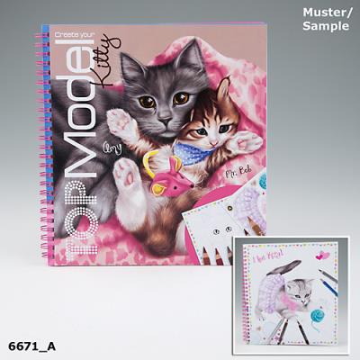 KOLOROWANKA KITTY Z NAKLEJKAMI 6671A. Wydawca: PLUS-Z. SmakLiter.pl Opakowanie KOLOROWANKA KITTY Z NAKLEJKAMI 6671A