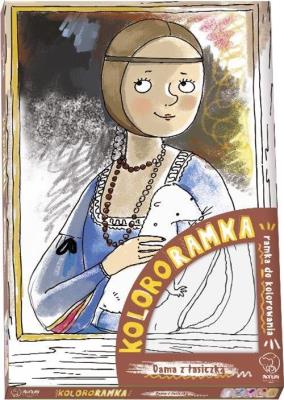 KOLOROWANKA RAMKA DO ZAWIESZENIA DAMA Z ŁASICZKĄ DUŻA. Autor:   Praca zbiorowa. SmakLiter.pl Okładka książki KOLOROWANKA RAMKA DO ZAWIESZENIA DAMA Z ŁASICZKĄ DUŻA